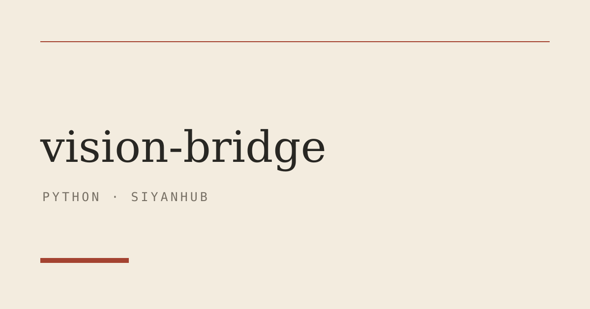 vision-bridge GitHub project cover
